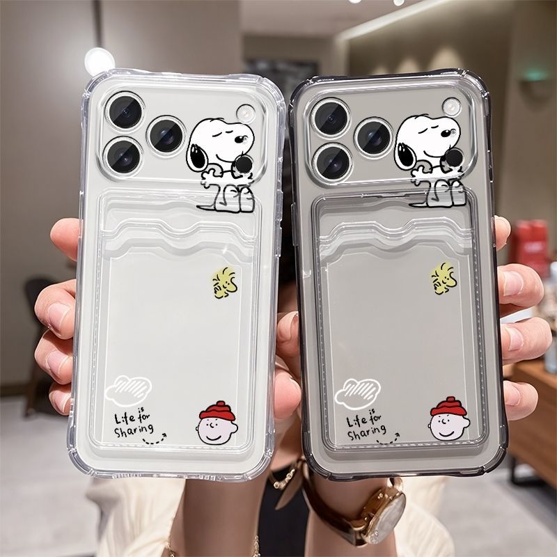 Phone Accessories Supplier - Capa Protetora Transparente Anime Snoopy com