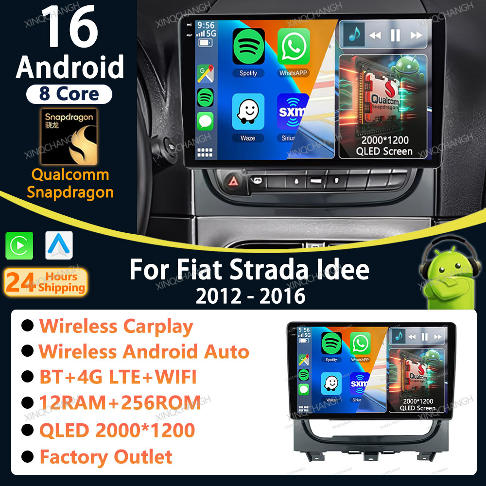 Phone Accessories Ideas - Rádio Automotivo Android 16 com Carplay
