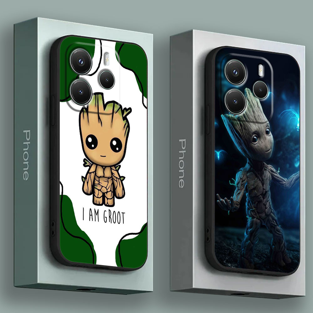 X Phone Accessories - Capa de Silicone Baby Groot Marvel