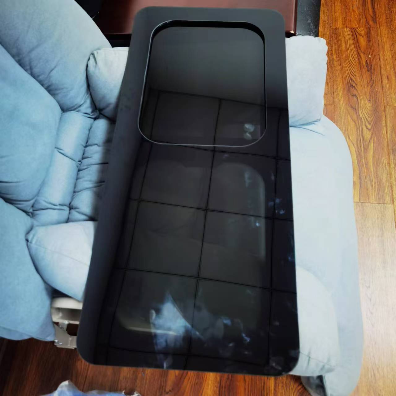 Tempered Glass Screen - Janela Deslizante de Alumínio com Vidro