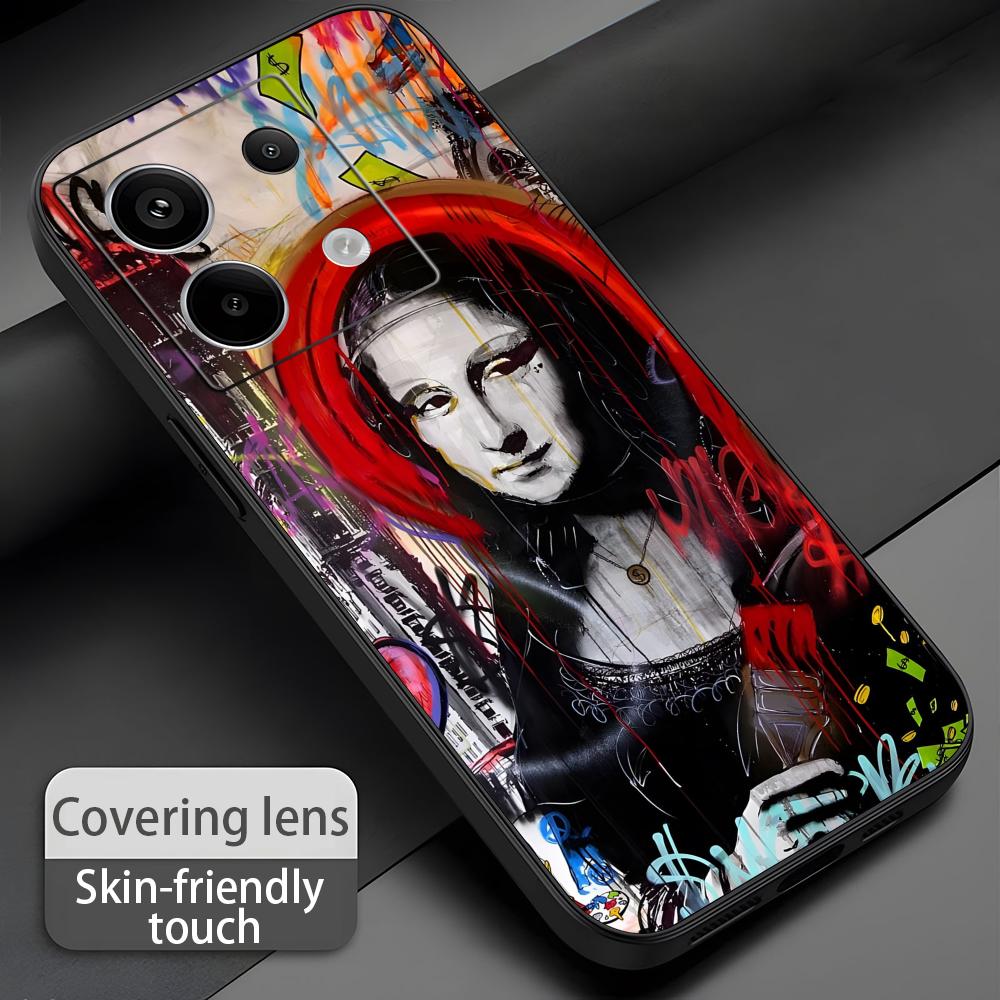 Banksy graffiti arte caso de t - X Phone Accessories avaliação e preço