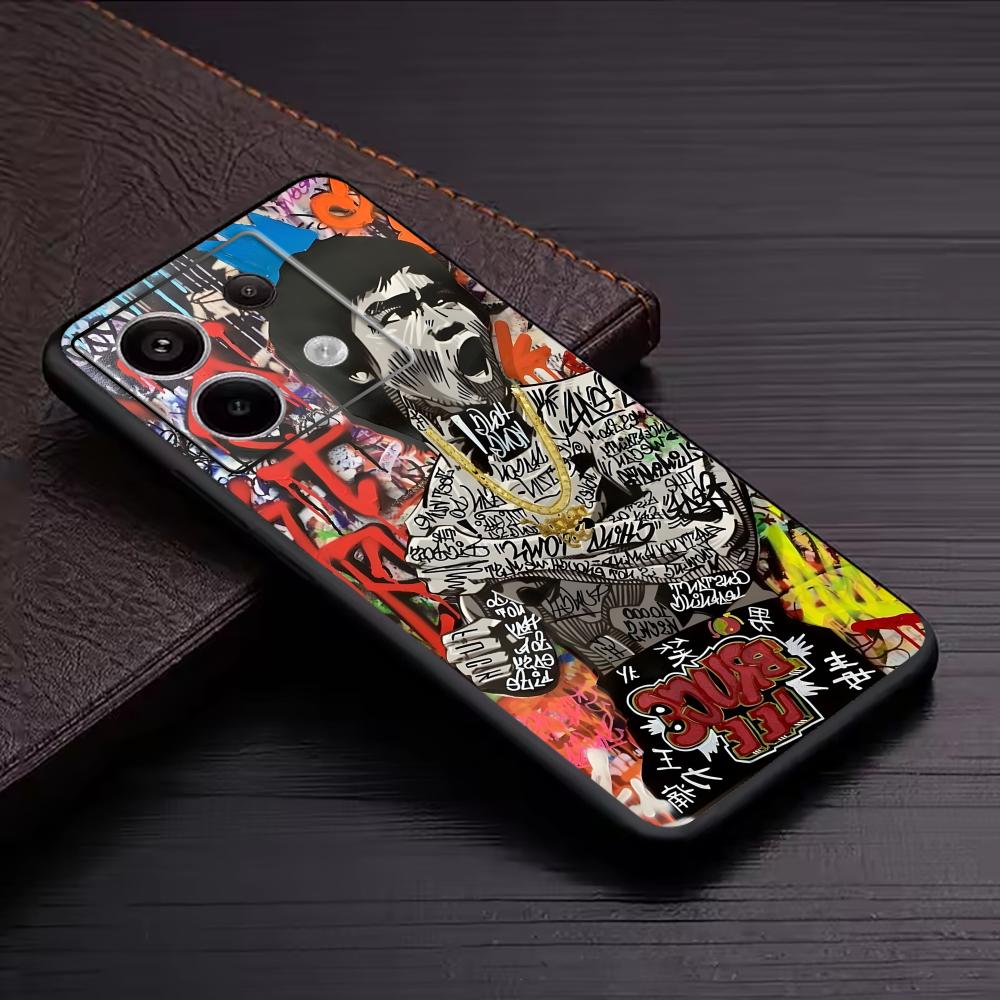 Banksy graffiti arte caso de t - X Phone Accessories avaliação e preço
