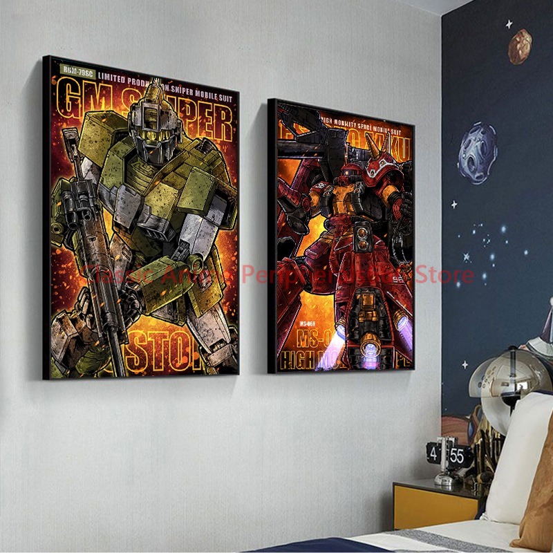 Pintura suspensa retrô gundam, - Phone Accessories Supplier avaliação e preço