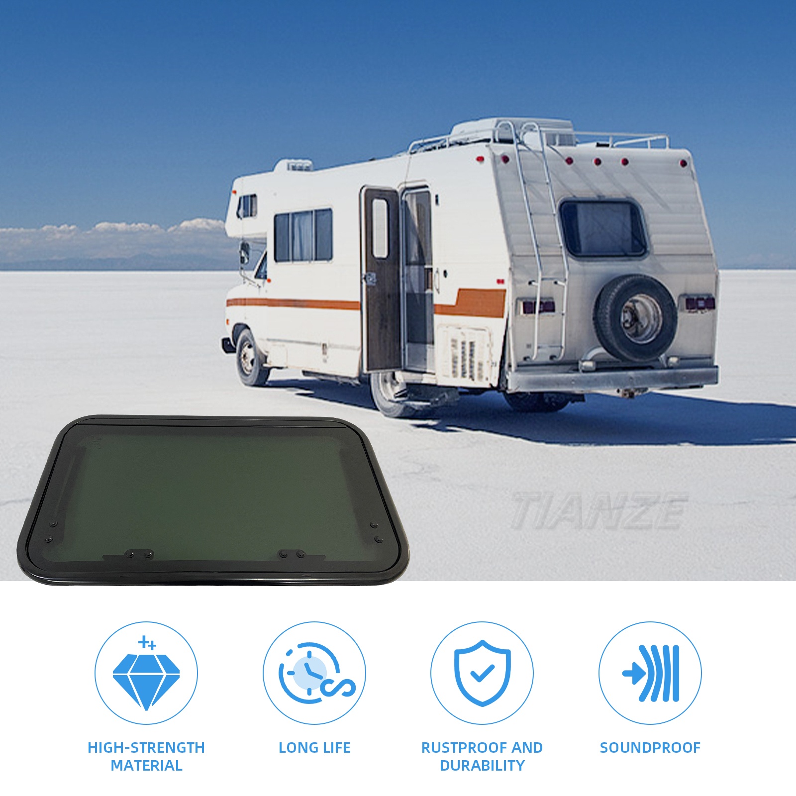 Acessórios para RV Janela Late - Tempered Glass Screen avaliação e preço