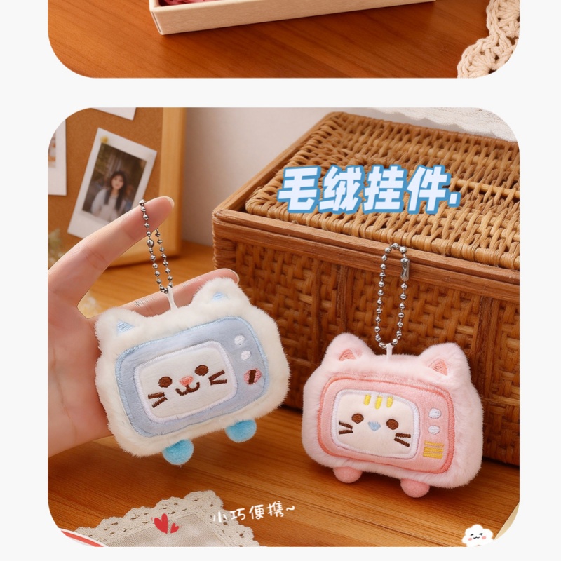 Chaveiro de pelúcia de gato fo - Phone Accessories Ideas avaliação e preço