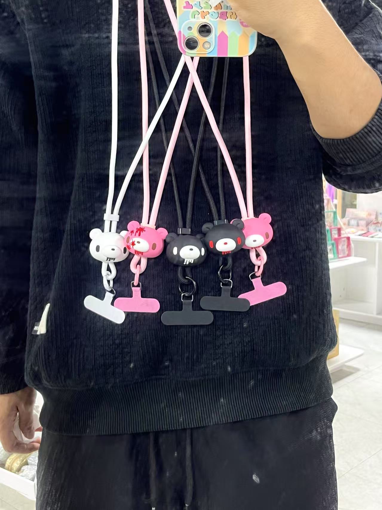 Cordão de telefone de urso 3D  - Phone Accessories Ideas avaliação e preço