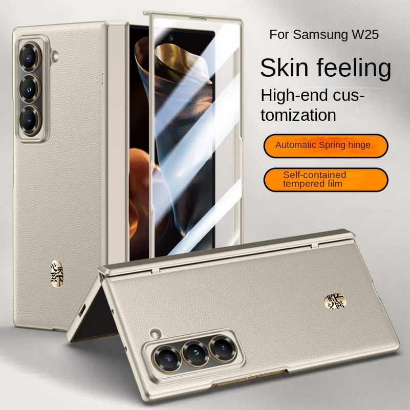 Couro de negócios de luxo com  - Tempered Glass Screen avaliação e preço